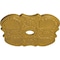 Ekena Millwork Flower Ceiling Medallion (Fits Canopies up to 6 1/4"), 29"OD x 3 5/8"ID x 1 3/8"P, Iridescent Gold CM29FWIGS - alternate 2